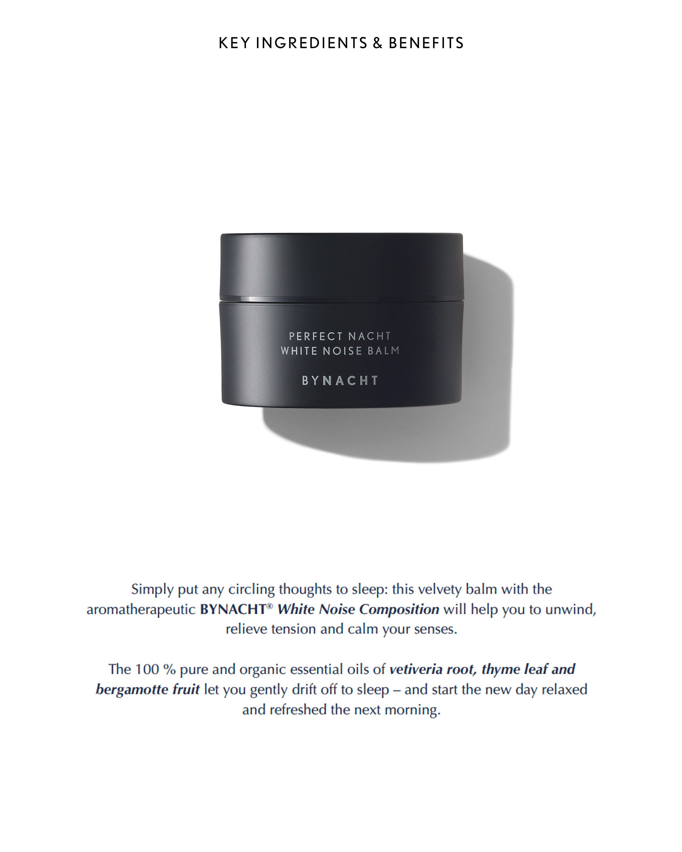 PERFECT NACHT WHITE NOISE BALM