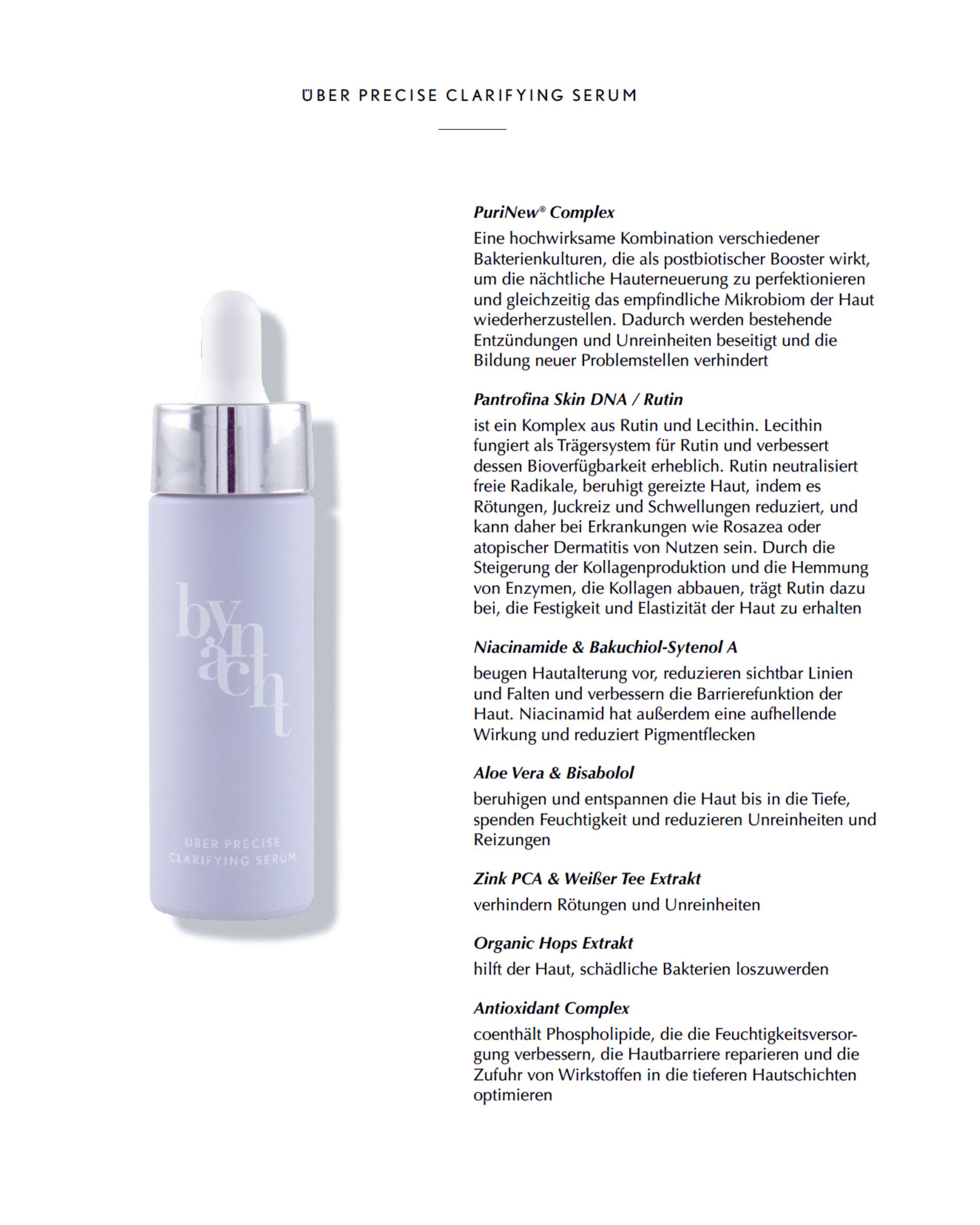 ÜBER PRECISE CLARIFYING SERUM