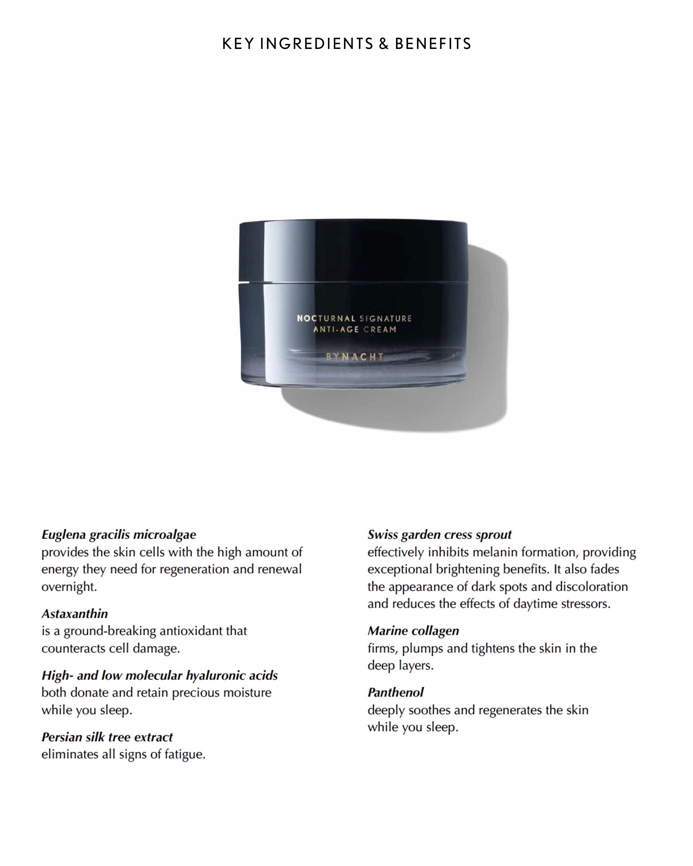 NOCTURNAL SIGNATURE ANTI-AGE CREAM